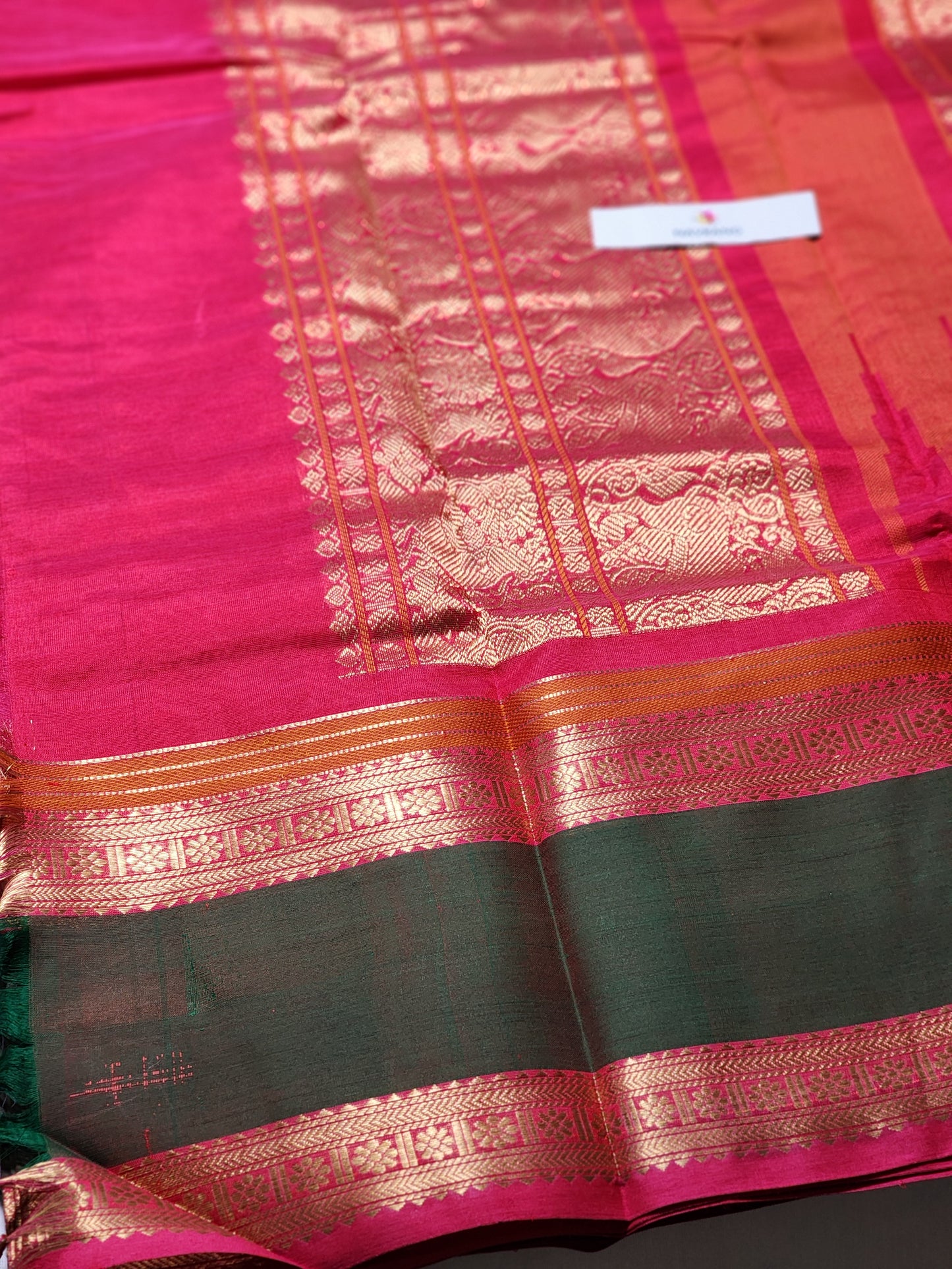 1000 buta Kanchipuram Silk cotton Saree