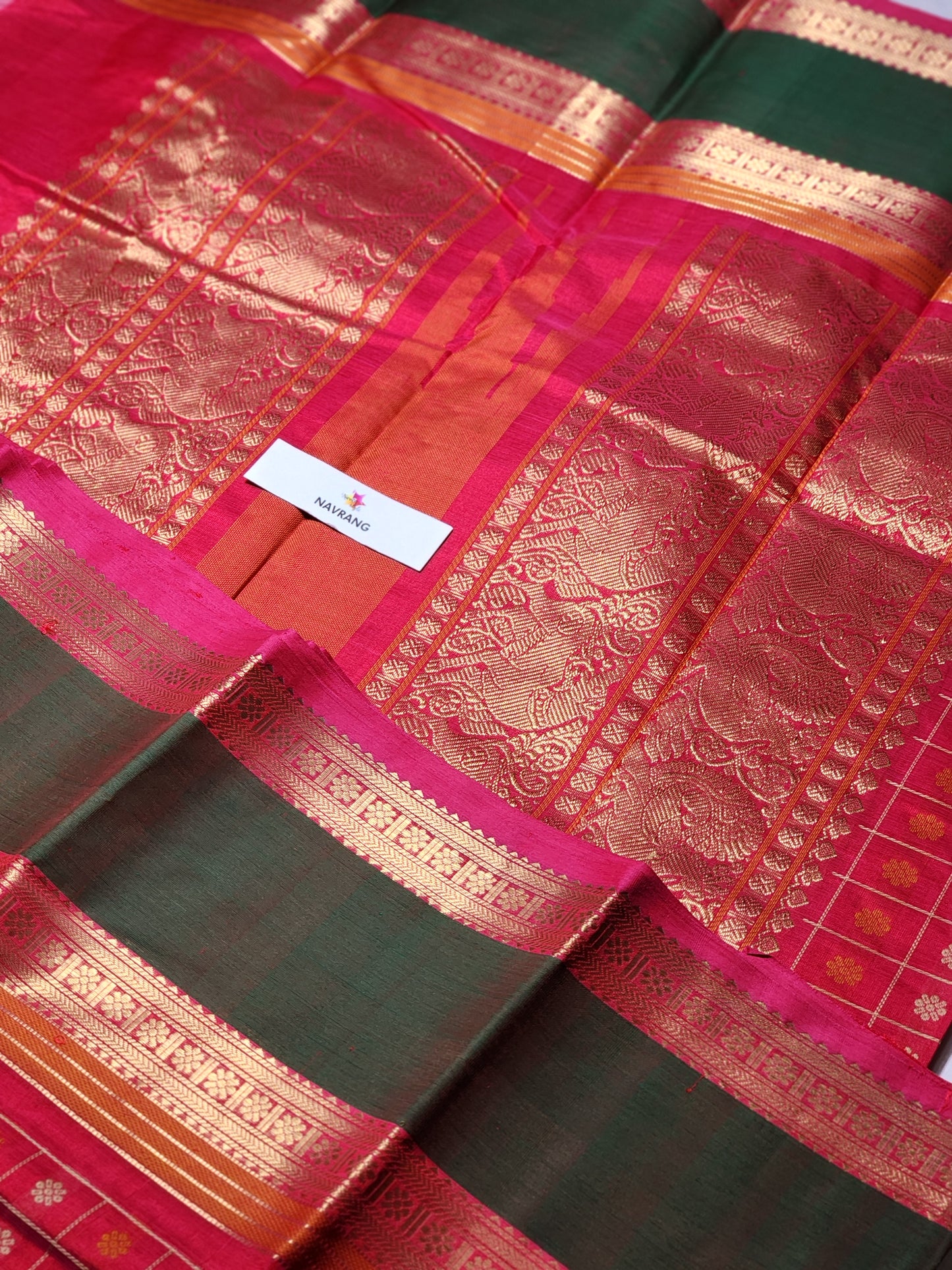 1000 buta Kanchipuram Silk cotton Saree