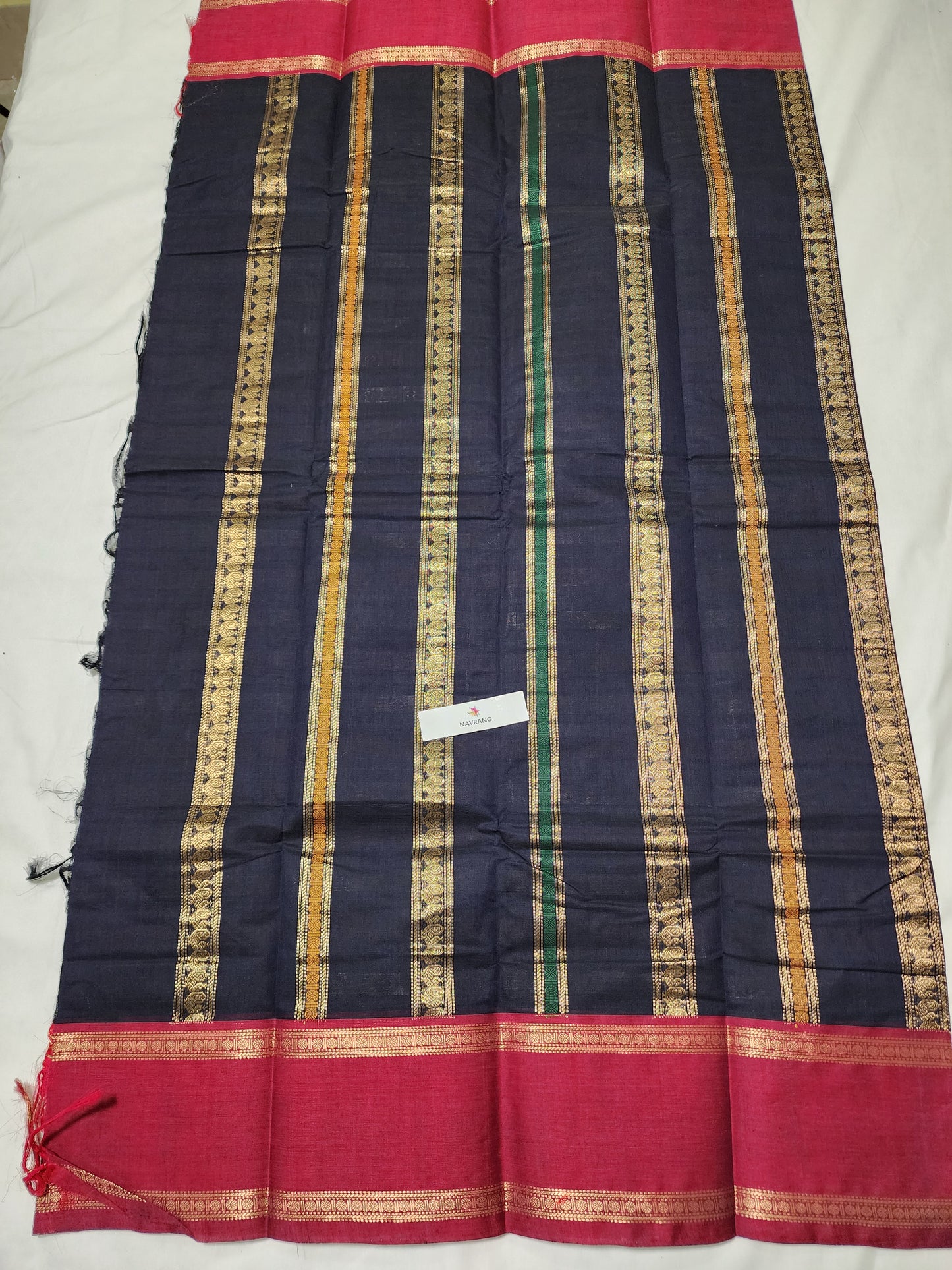 Thousand Buta Kanchipuram cotton Saree