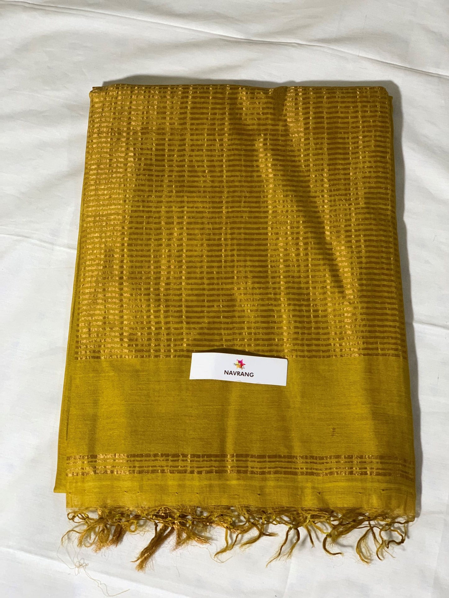 Dhani Plain Tussar Saree with Zari Border