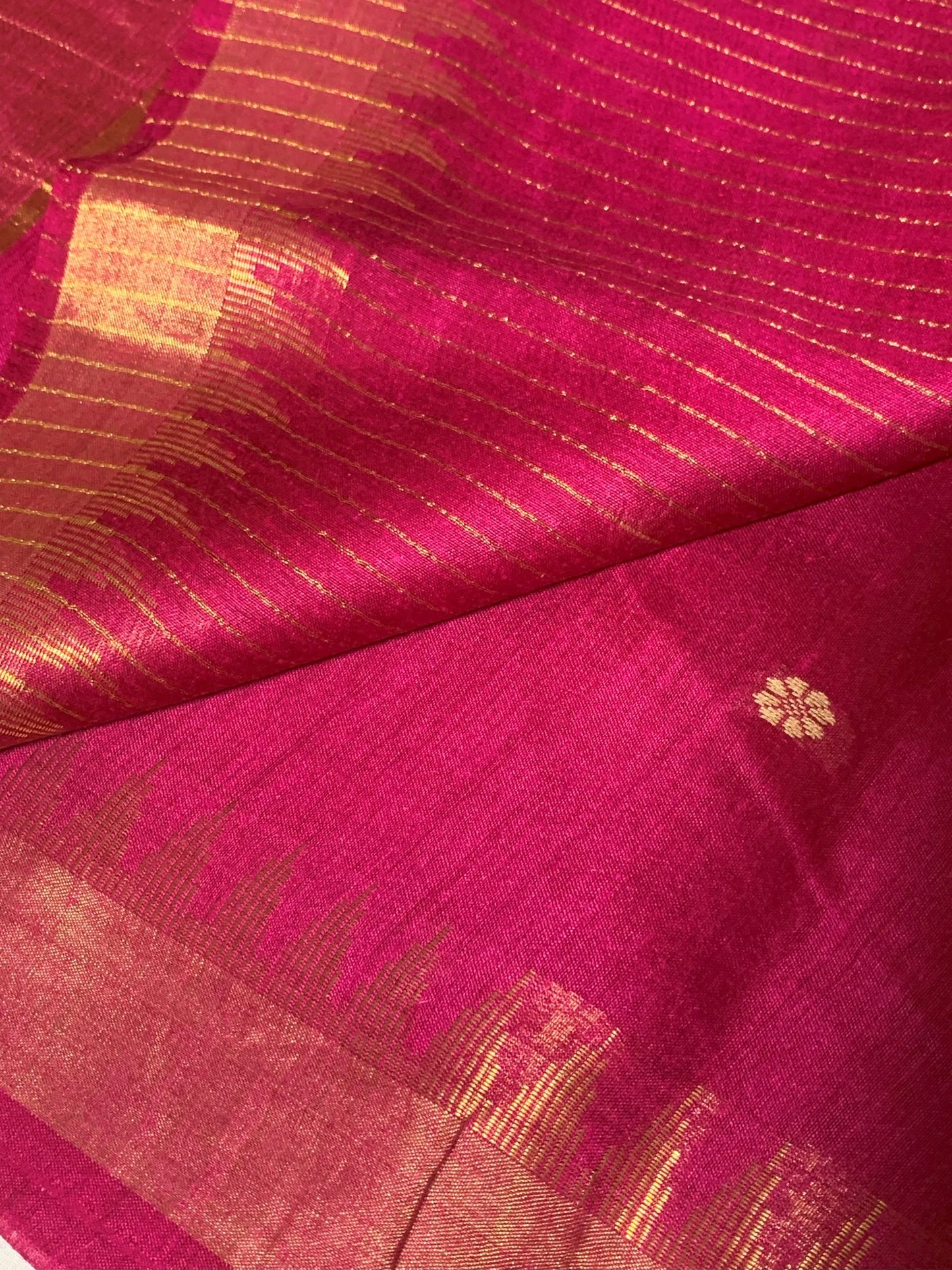 Woven Buta Tussar silk Saree