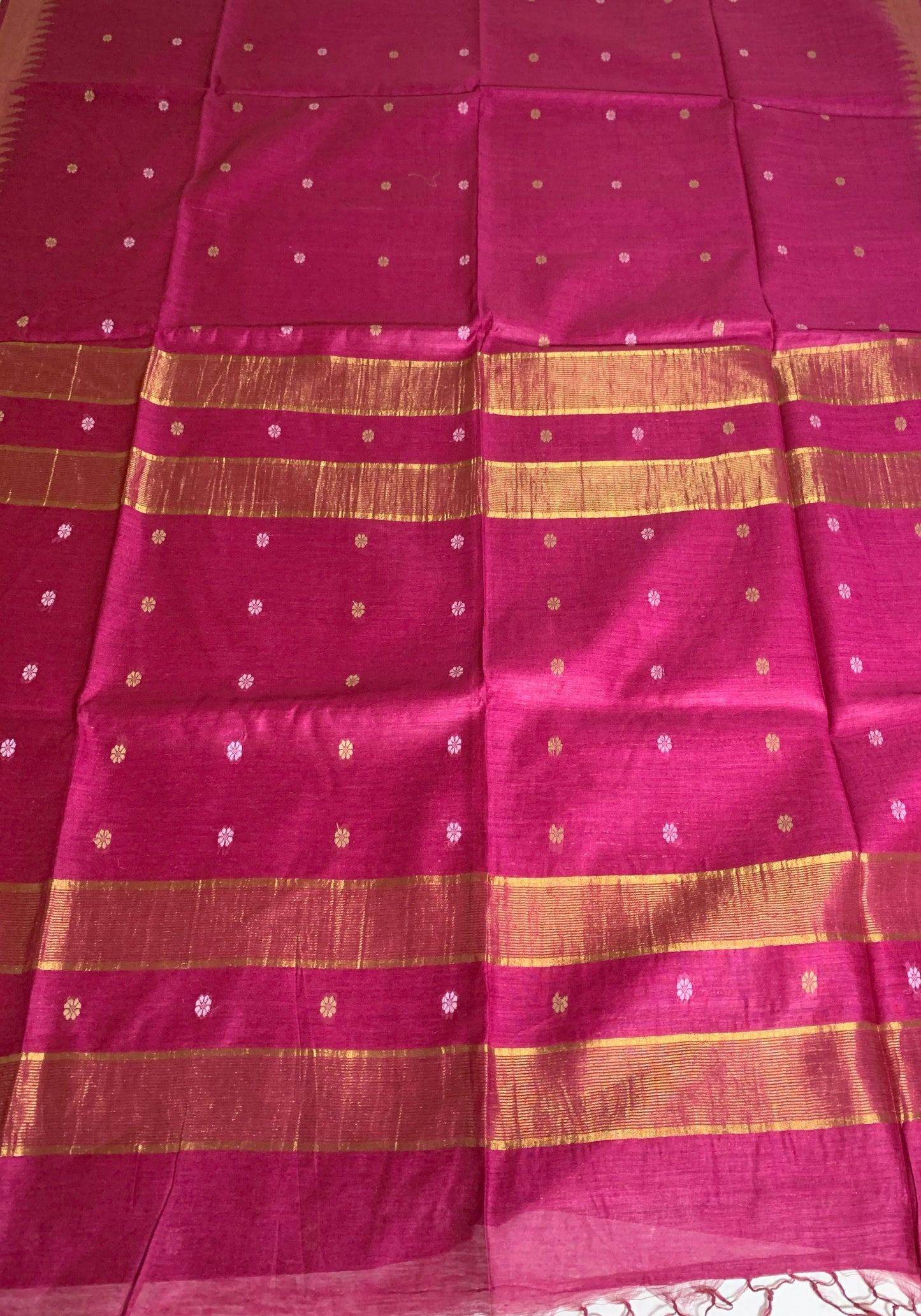 Woven Buta Tussar silk Saree