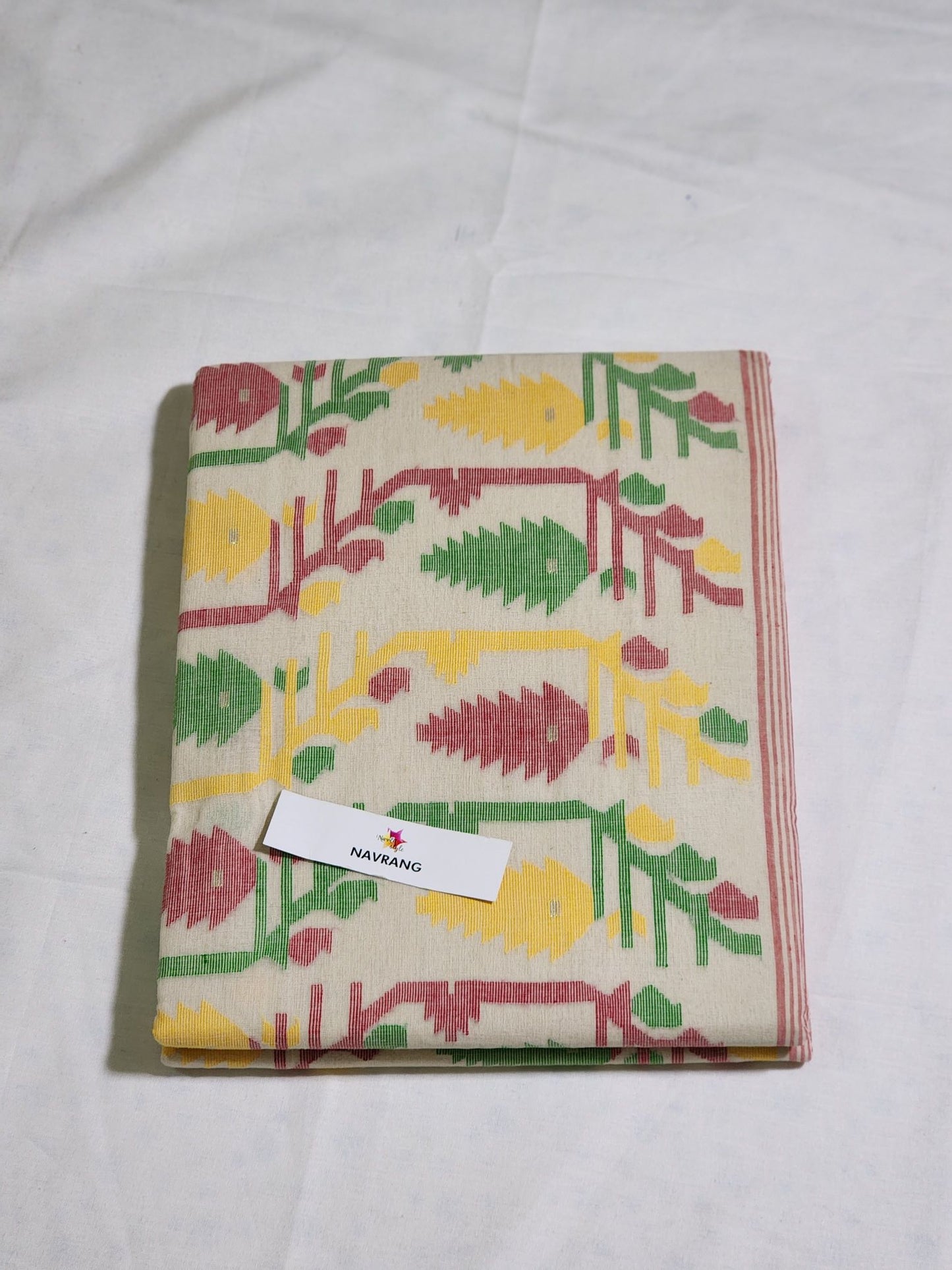White Cotton Jamdani