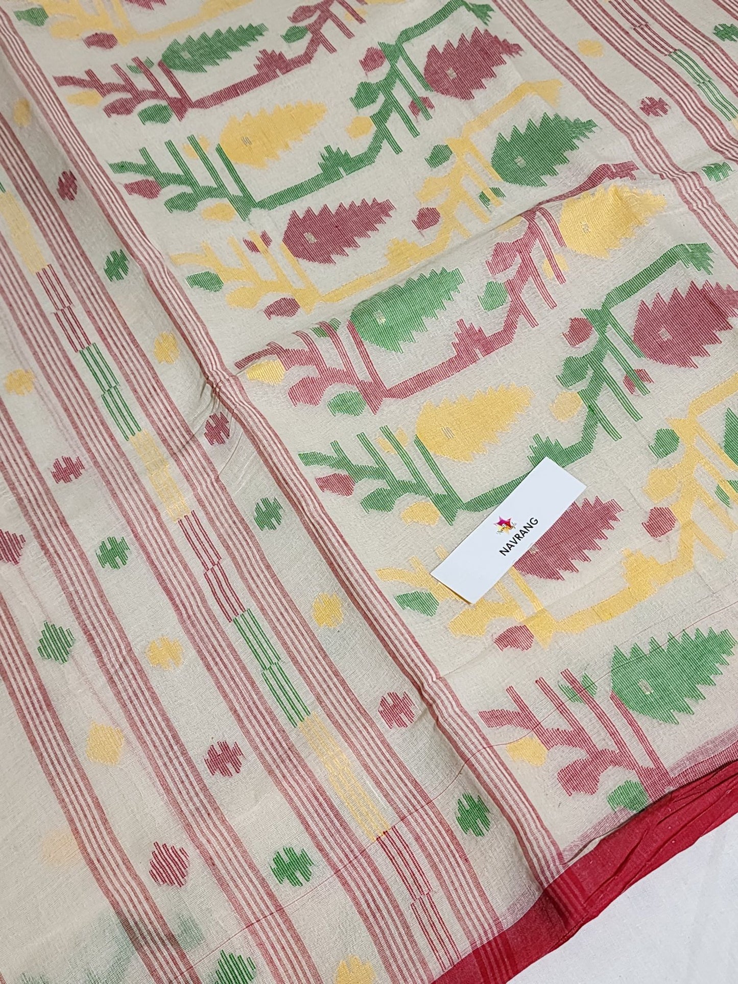 White Cotton Jamdani