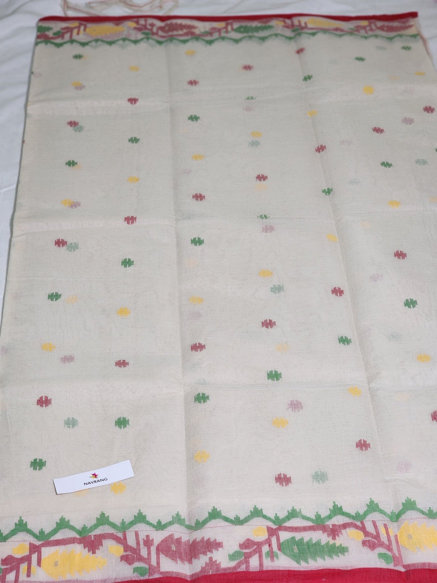 White Cotton Jamdani