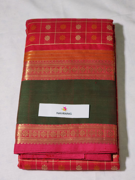 1000 buta Kanchipuram Silk cotton Saree