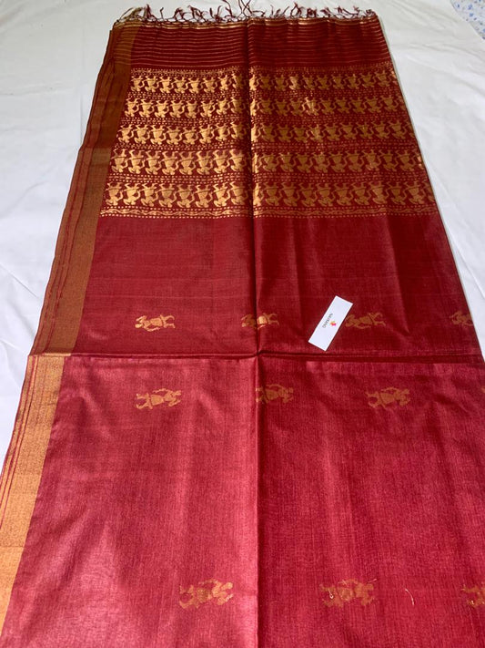 Nritya motif kosa silk Saree