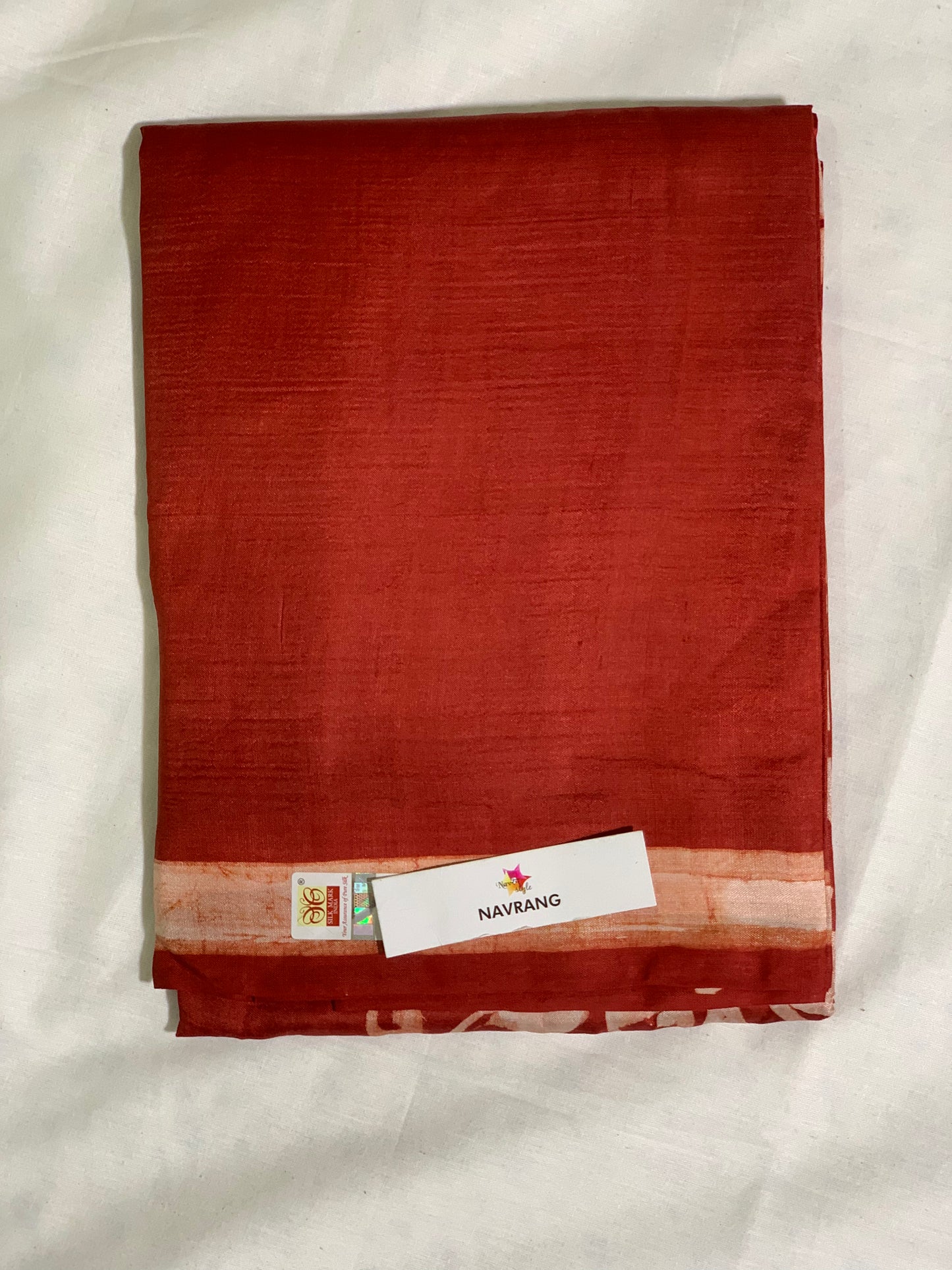 Handpainted pure silk saree