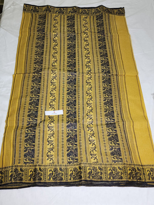 Tant saree olive green