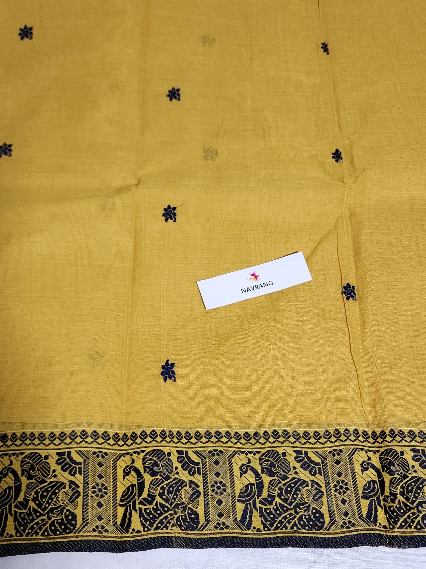 Tant saree olive green