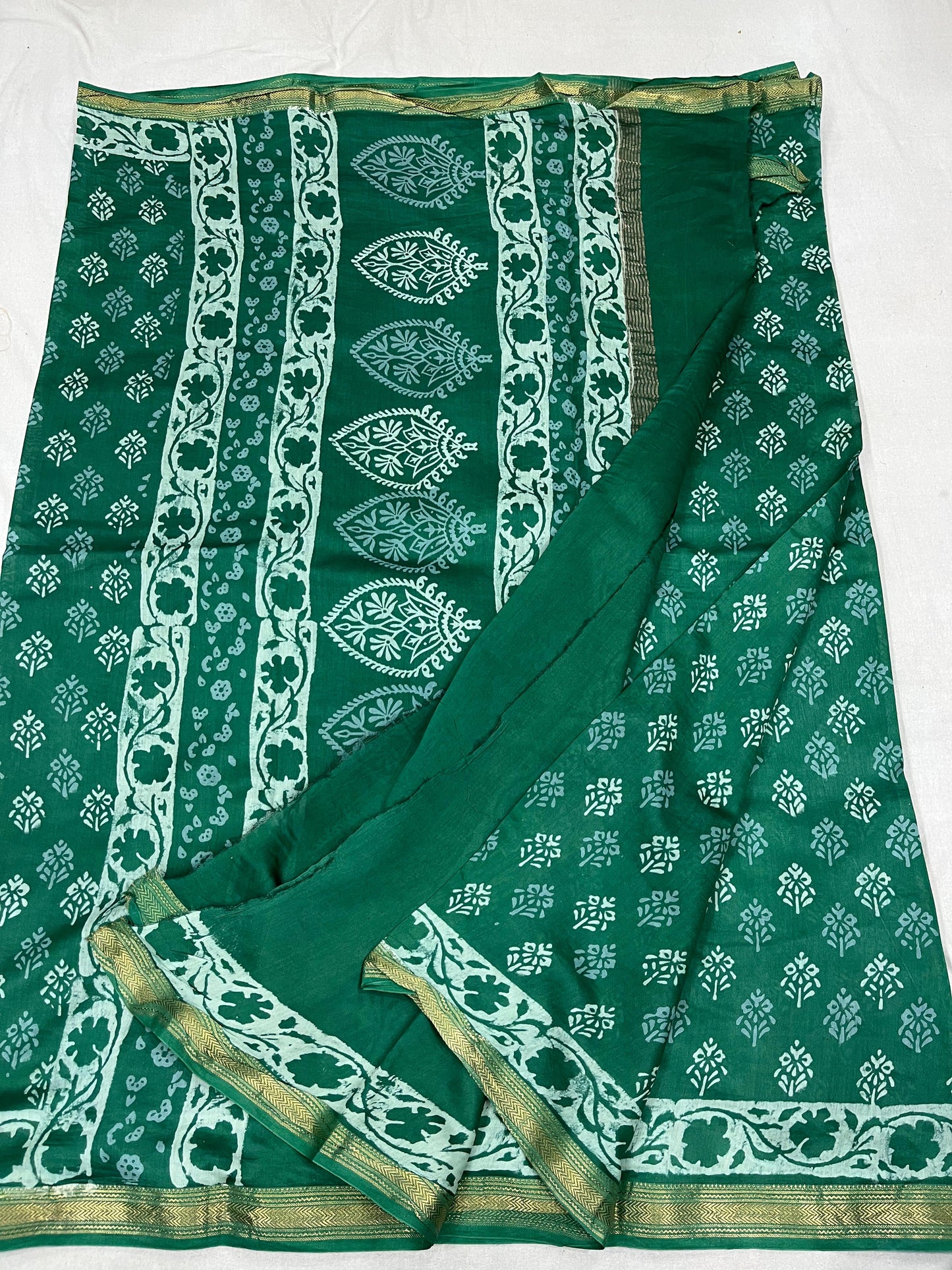 Maheshwari Block printed Saree XI