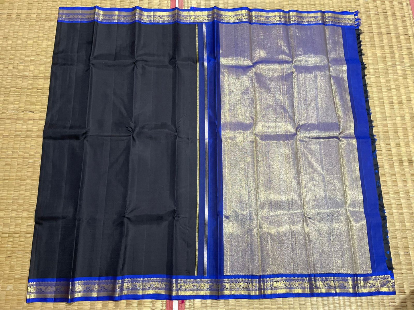Pure Kanjivaram Silk Saree with Real Zari
