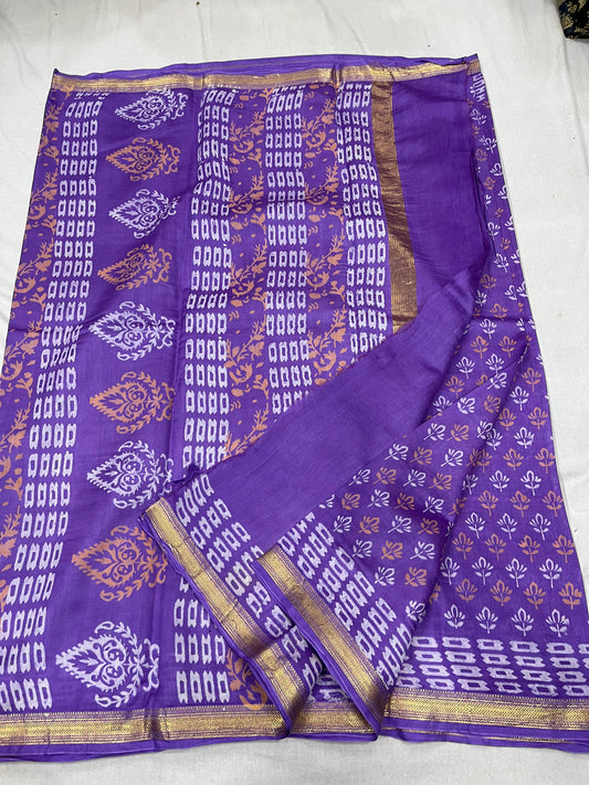 Maheshwari Block printed Saree VI