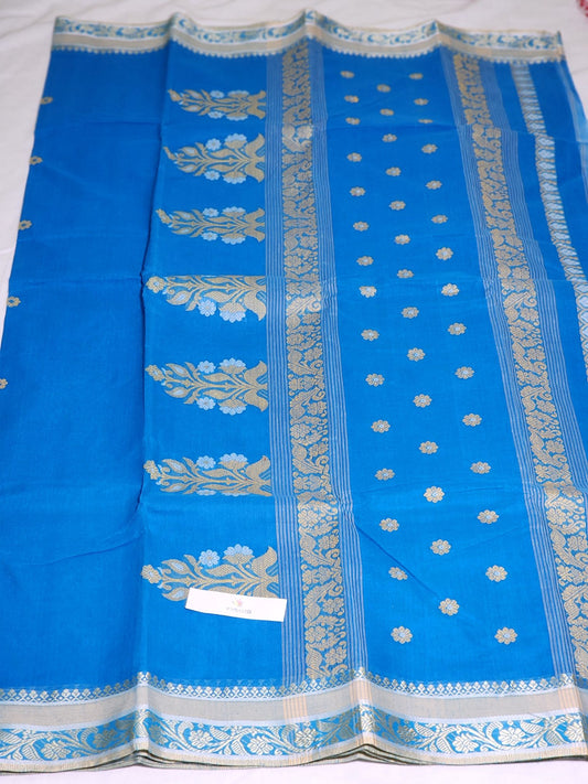 Tant Saree skyblue