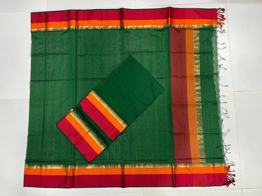 Green Maheshwari Kurta Dupatta