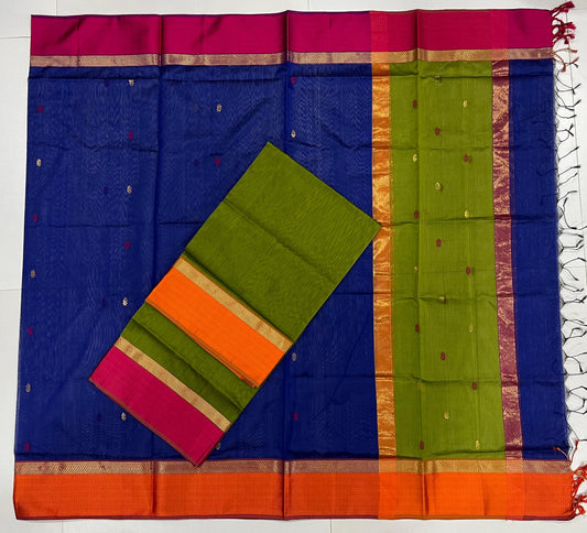 Blue-Green combo Maheshwari Kurta Dupatta set