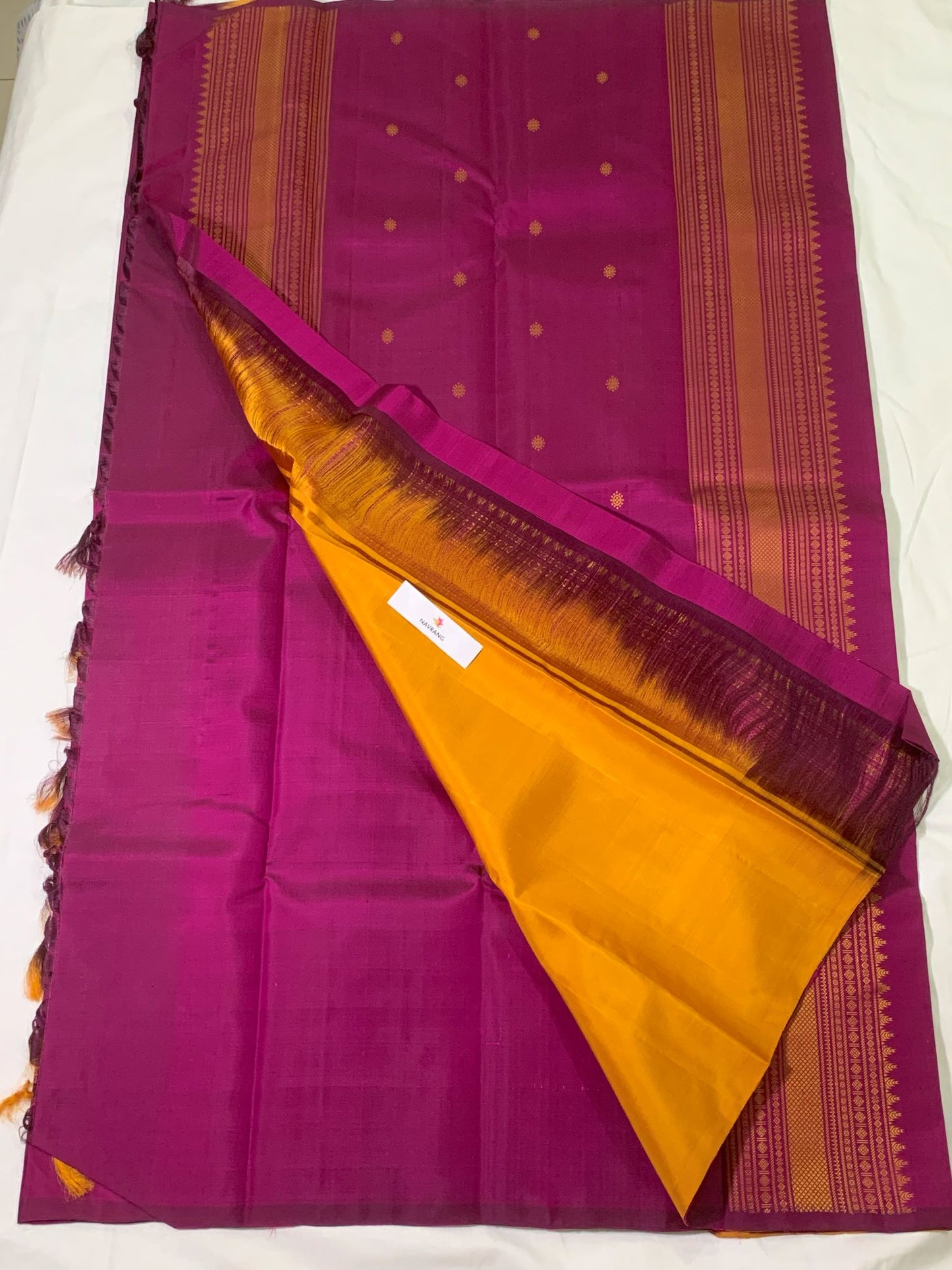 No Zari Kanchipuram Saree