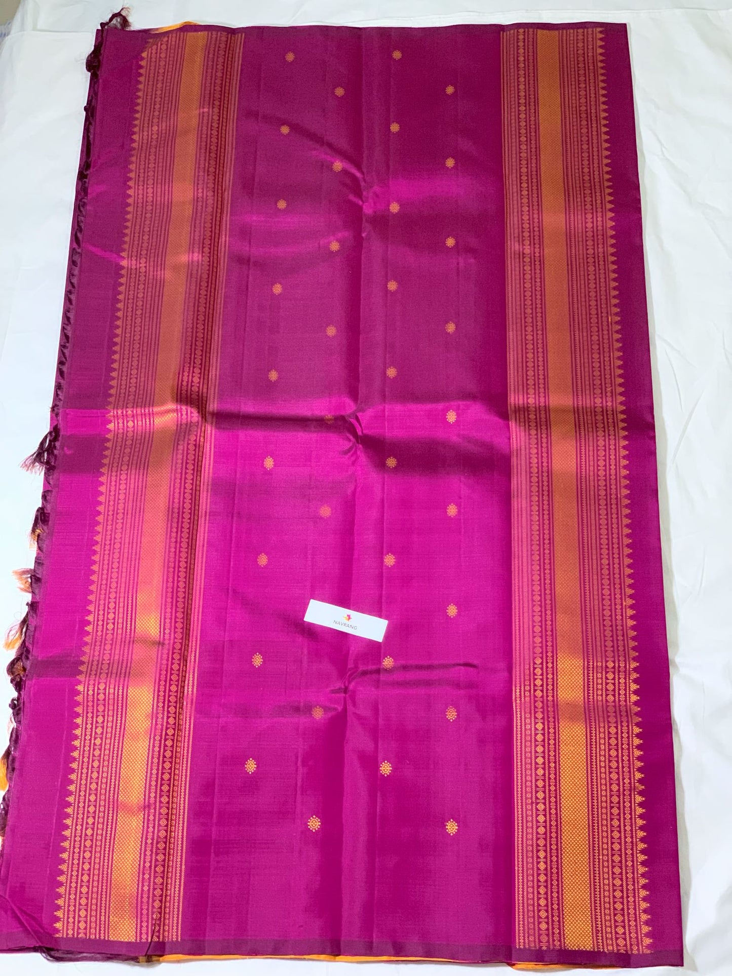 No Zari Kanchipuram Saree