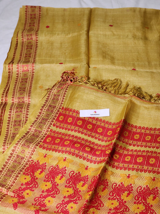 Bengal Tussar Saree